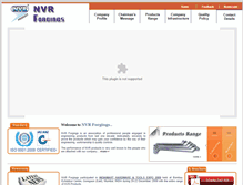 Tablet Screenshot of nvrforgings.com